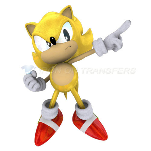 Sonic the Hedgehog Iron-on Stickers (Heat Transfers)NO.5297